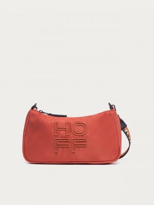 Bolsas Hoff Baguette Nylon Salon Terracotta Mujer Rojos | ALWE-46280