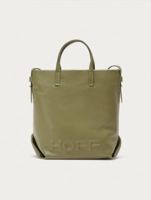Bolsas Hoff Leather Shopper Arcade Mujer Verdes | ZYQS-35164