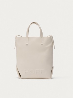 Bolsas Hoff Shopper Piel Arcade Off White Mujer Blancos | XFVJ-01435