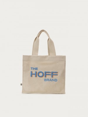 Bolsas Hoff Shopper Tejido Con Logo Hoff Bordado Mujer Grises | UXIZ-78926