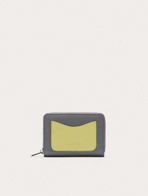 Carteras Hoff Leather Mujer Grises Verdes | RPJM-39658