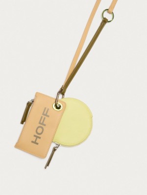 Carteras Hoff Leather Strap Mujer Marrom Amarillos | GLAW-86973
