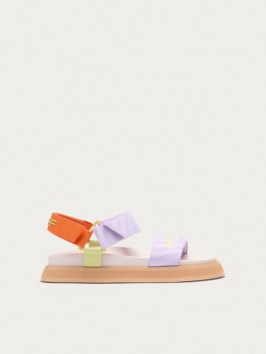 Sandalias Hoff Bio Garden Lila Mujer Morados Naranjas | CTFY-31269