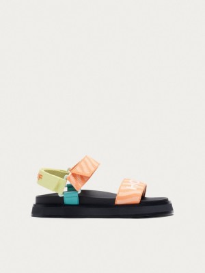 Sandalias Hoff Bio Garden Mujer Naranjas Negros | AGRH-84012
