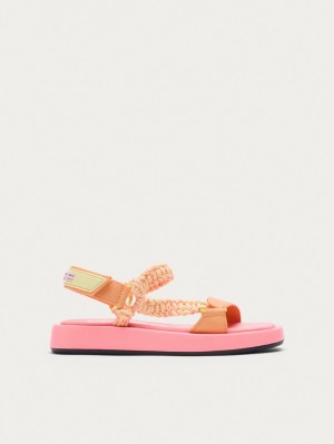Sandalias Hoff Festival Mujer Rosas Coral | BOSM-85217