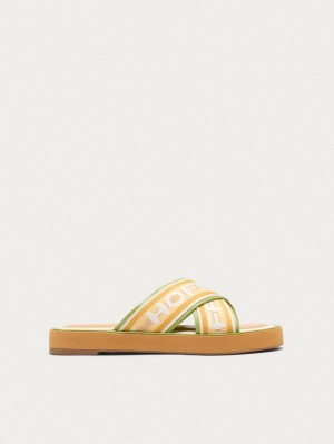 Sandalias Hoff Market Mujer Naranjas Verdes | ERHZ-86217