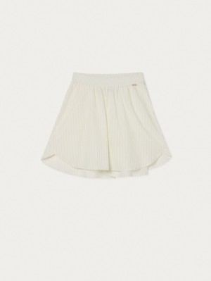 Short Hoff Logo Hoff Hawaii Mujer Blancos | WQHA-61904