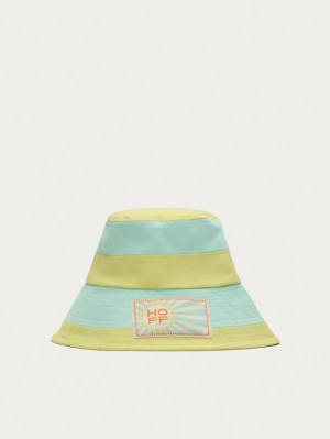Sombreros Hoff Pier Cotton Bucket Mujer Azules Verdes | IOAS-20879