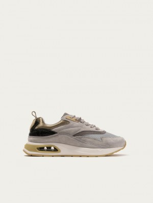 Tenis Hoff Pisa Mujer Grises | QKVM-05692
