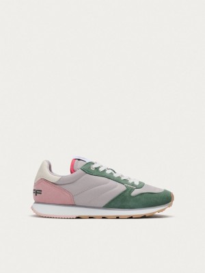 Tenis Hoff Syracuse Mujer Verdes Rosas Grises | JWAU-43782