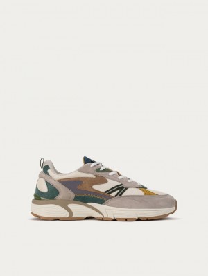 Tenis Hoff Vermont Hombre Grises Beige Azules Verdes | EXUJ-89650