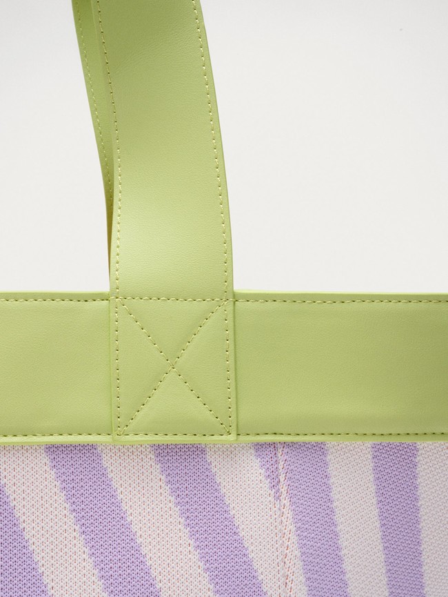 Bolsas Hoff Hyde Lima Woven Carrycot Mujer Verdes Morados | HYOP-61974