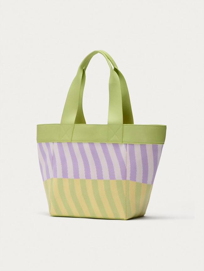 Bolsas Hoff Hyde Lima Woven Carrycot Mujer Verdes Morados | HYOP-61974