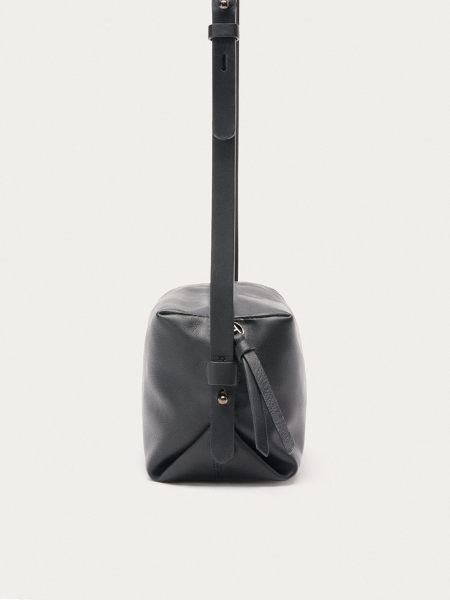 Bolsas Hoff Leather Hall Mujer Negros | EDAI-61903