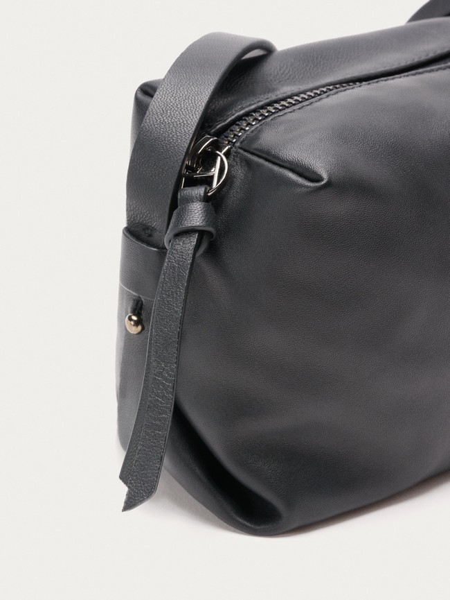 Bolsas Hoff Leather Hall Mujer Negros | EDAI-61903