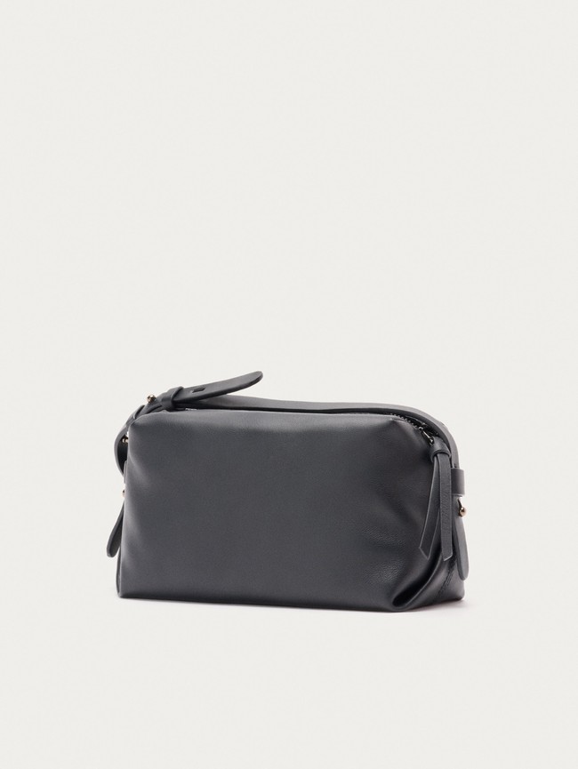 Bolsas Hoff Leather Hall Mujer Negros | EDAI-61903