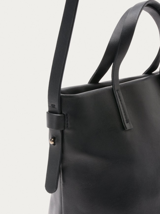 Bolsas Hoff Leather Shopper Arcade Mujer Negros | VYUA-78390