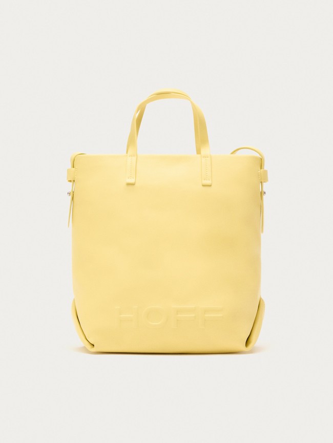 Bolsas Hoff Leather Shopper Arcade Mujer Amarillos | TROJ-65971