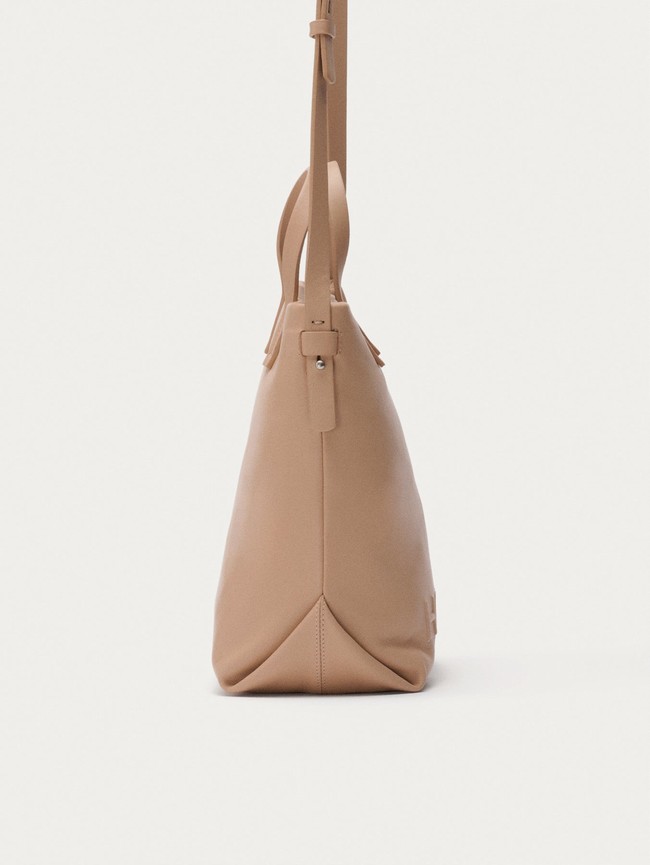 Bolsas Hoff Leather Shopper Arcade Mujer Grises | DNTF-64203