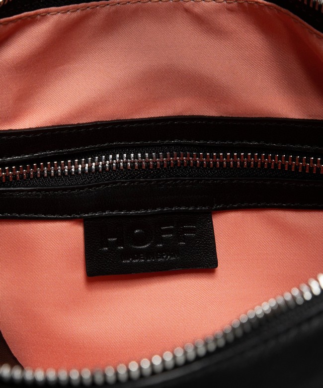Bolsas Hoff Museum Leather Hobo Mujer Negros | DTPY-17095