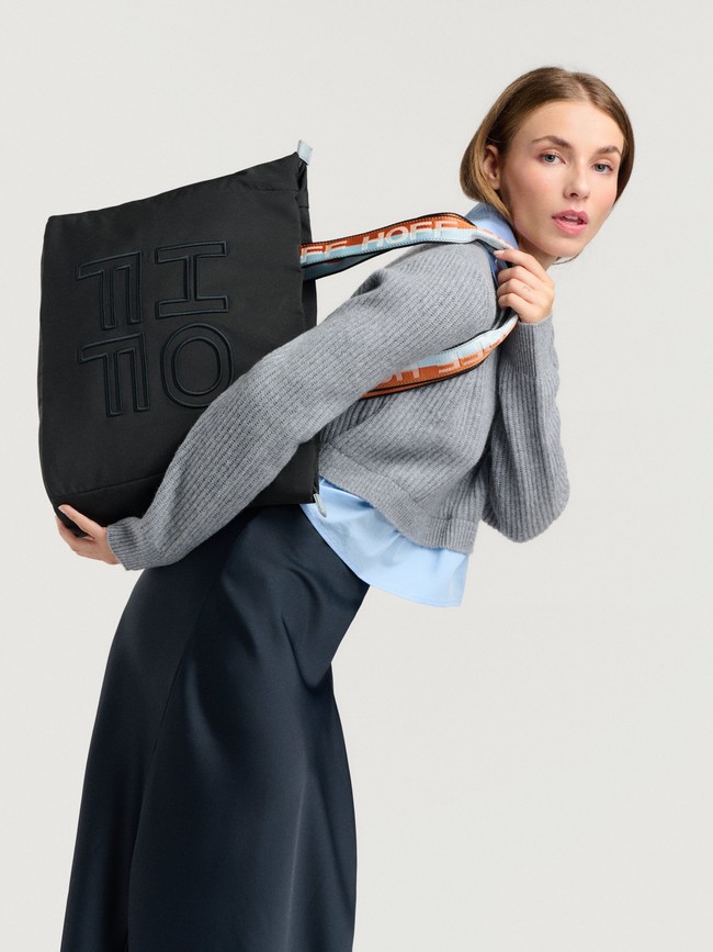 Bolsas Hoff Shopper Nylon Arch Mujer Negros | XEHI-53091