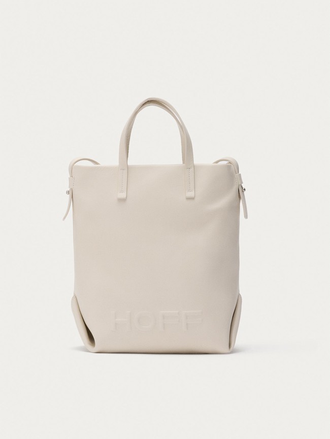 Bolsas Hoff Shopper Piel Arcade Off White Mujer Blancos | XFVJ-01435