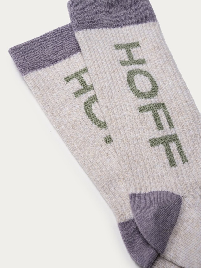 Calcetines Hoff Maxi Logo Mujer Grises | OZHK-83571