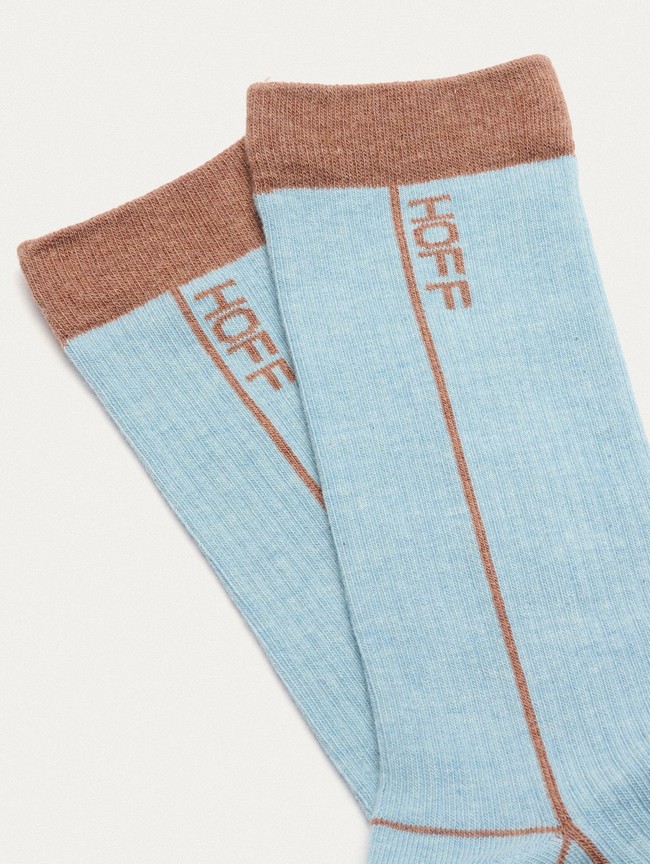 Calcetines Hoff Stripe Hombre Azules | ESXK-20963