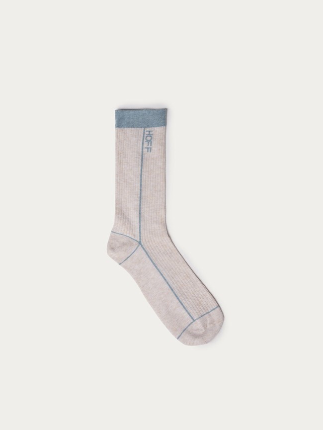 Calcetines Hoff Stripe Hombre Grises | GWNE-82904
