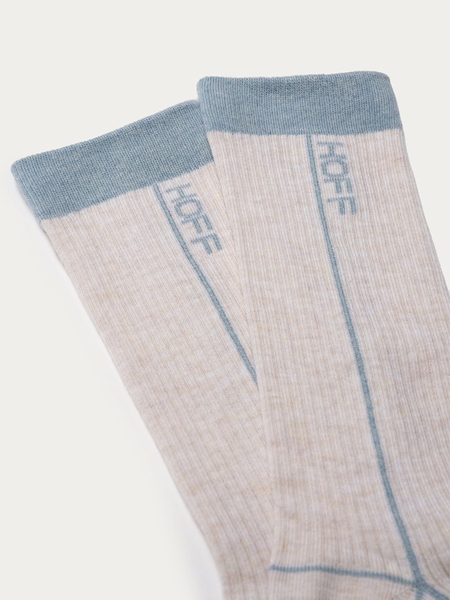 Calcetines Hoff Stripe Hombre Grises | GWNE-82904