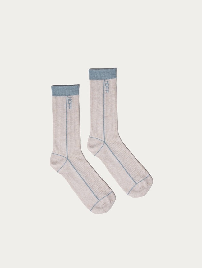 Calcetines Hoff Stripe Hombre Grises | GWNE-82904