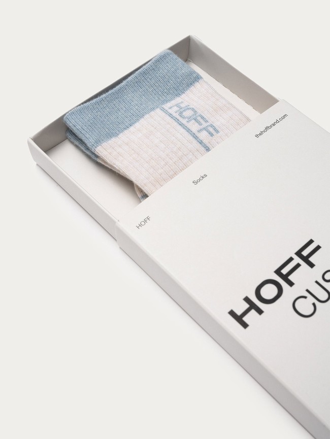 Calcetines Hoff Stripe Hombre Grises | GWNE-82904