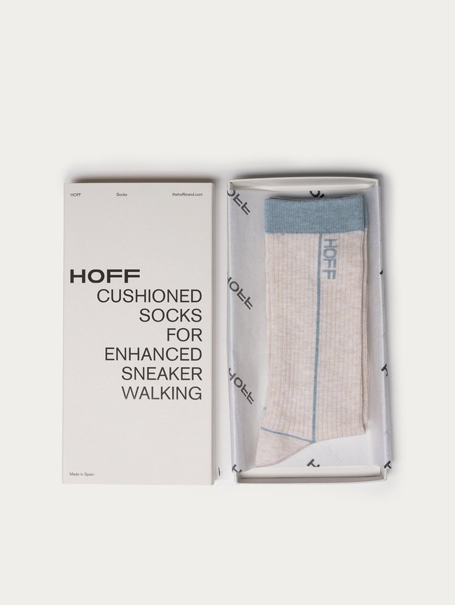 Calcetines Hoff Stripe Hombre Grises | GWNE-82904