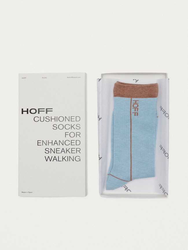 Calcetines Hoff Stripe Mujer Azules | DOVL-15397