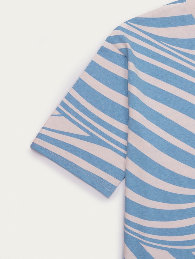 Camiseta Hoff Tarifa Mujer Azules Grises | WQJF-06812