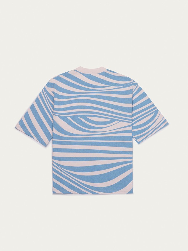 Camiseta Hoff Tarifa Mujer Azules Grises | WQJF-06812