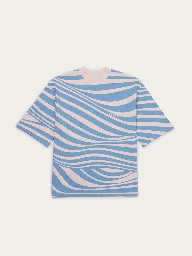 Camiseta Hoff Tarifa Mujer Azules Grises | WQJF-06812