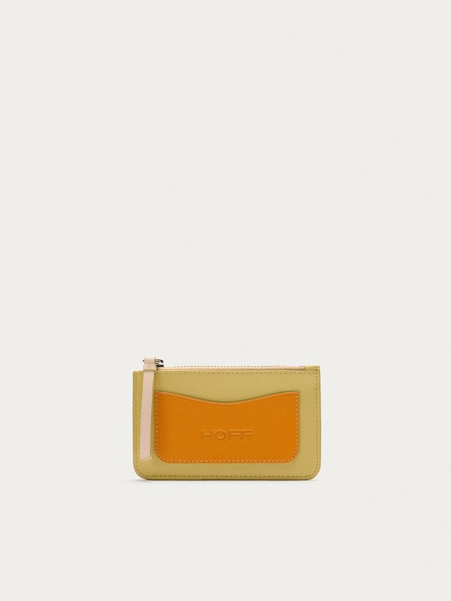 Carteras Hoff Leather Coin Cardholder Lime Mujer Amarillos Naranjas | BALS-54081