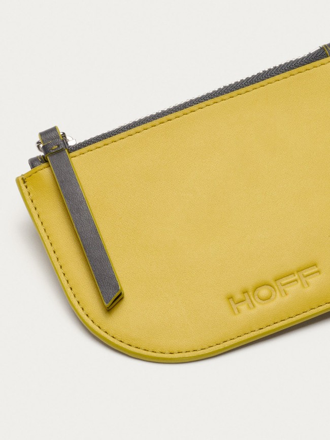Carteras Hoff Leather Coin Mujer Amarillos | WOND-25810