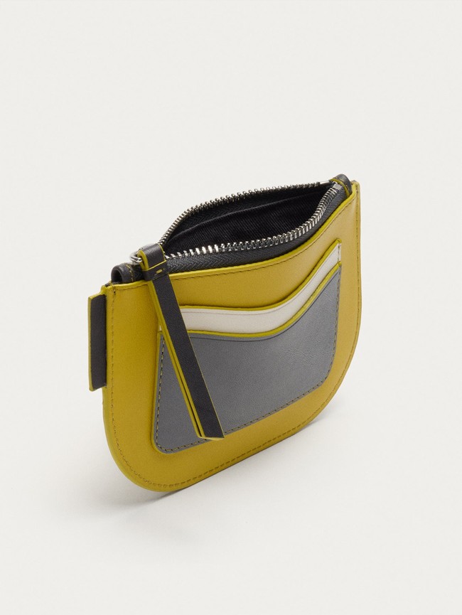 Carteras Hoff Leather Coin Mujer Amarillos | WOND-25810