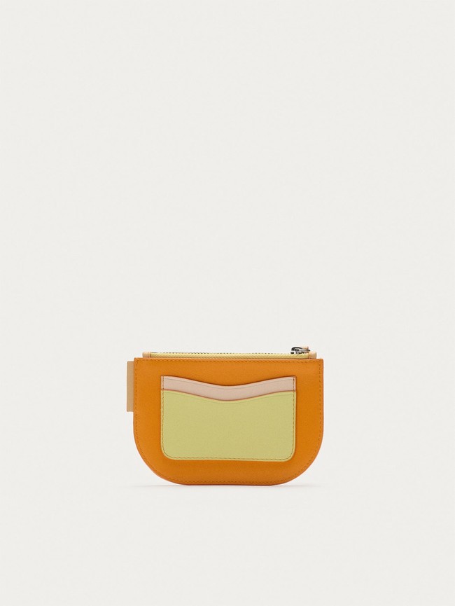 Carteras Hoff Leather Coin Mujer Naranjas | XIWH-06573