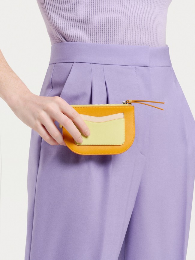 Carteras Hoff Leather Coin Mujer Naranjas | XIWH-06573