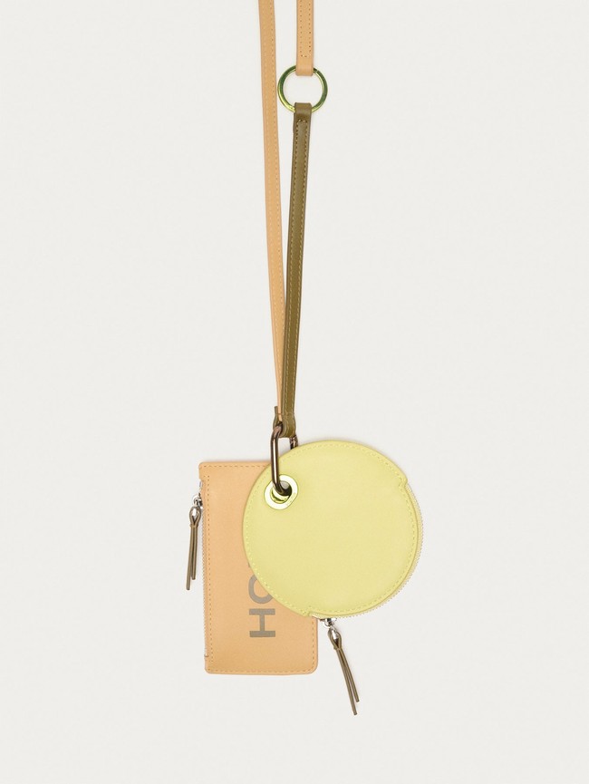 Carteras Hoff Leather Strap Mujer Marrom Amarillos | GLAW-86973