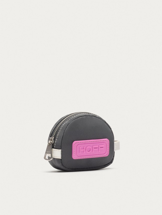 Carteras Hoff Nylon Coin Mujer Negros Rosas | FEAJ-65308