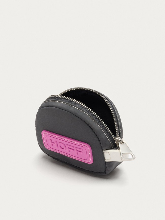 Carteras Hoff Nylon Coin Mujer Negros Rosas | FEAJ-65308