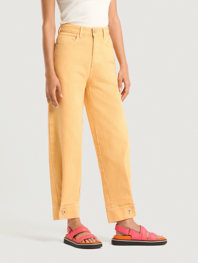 Jeans Hoff Azores Peach Mujer Kaki | TZGA-97102