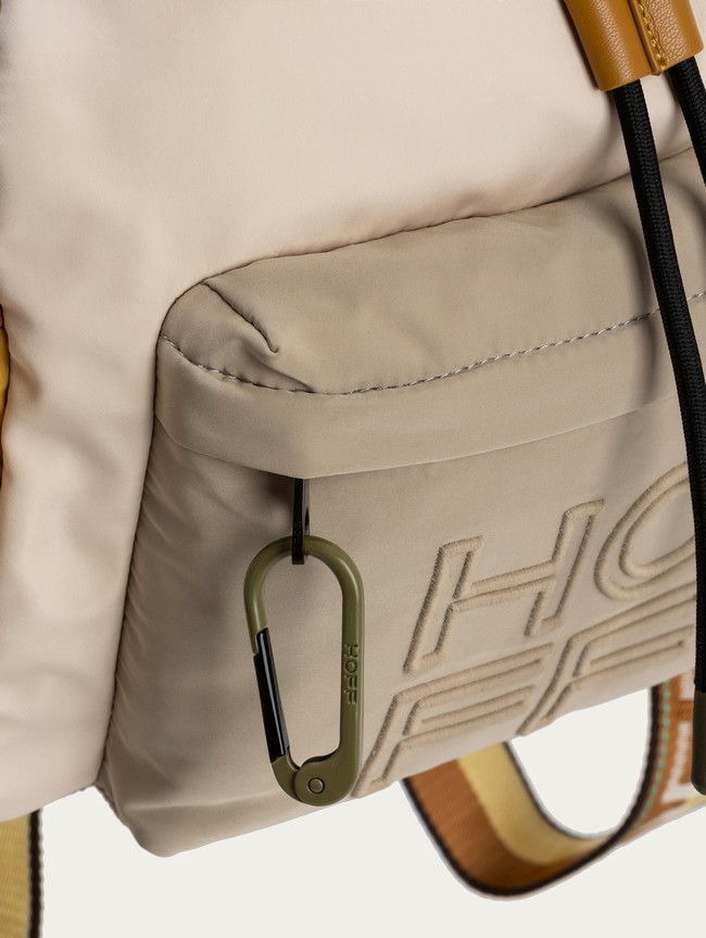 Mochilas Hoff Canal Mujer Beige Marrom | MRYG-79501