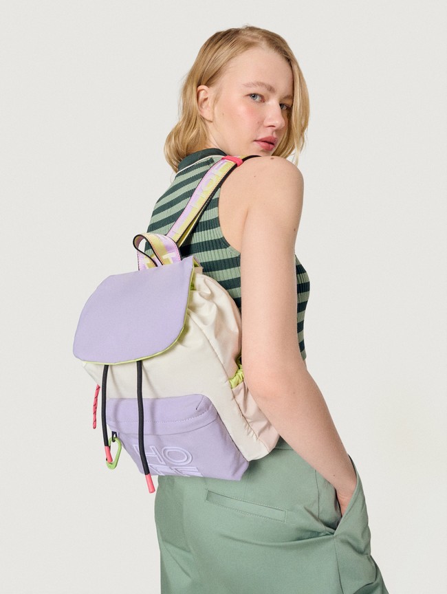 Mochilas Hoff Lila Canal Mujer Morados Blancos | VYOR-79024