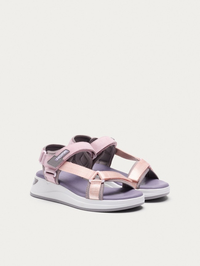 Sandalias Hoff Barbados Mujer Rosas Morados | FBTW-98560
