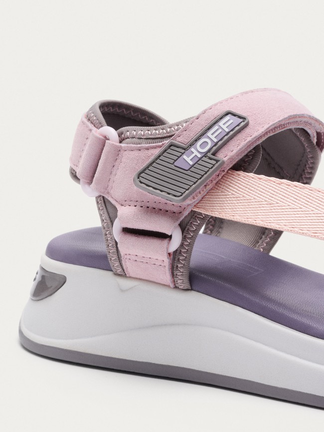 Sandalias Hoff Barbados Mujer Rosas Morados | FBTW-98560